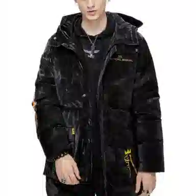 Boy London x JMB Dinosaur Print Hoodie Jacket Black