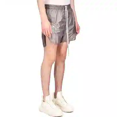 RICK OWENS RO x Champion SS23 Boxing Shorts Gray
