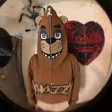 KAKAZZY Bear Hoodie Full Zip