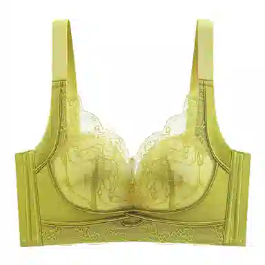 兰缪 时尚柔软蕾丝聚拢提拉上托侧收文胸 女款