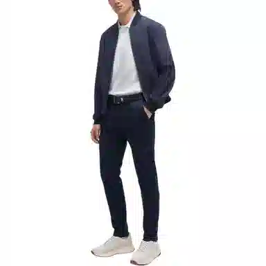 HUGO BOSS Cotton Piqué Polo Shirt Rubber-Print Logo White