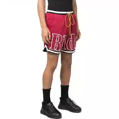 RHODE SS22 Logo Print Shorts Red