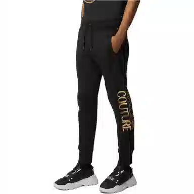Versace Jeans Couture SS24 Logo Joggers Black