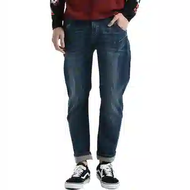 oniarai Thief Blue Lucky Cat Jeans