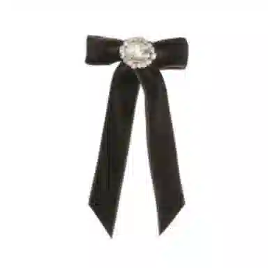 Jennifer Behr Bow Hair Clip Black