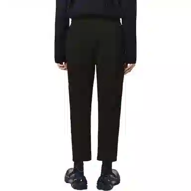 速写 纯色宽松休闲裤 男款 黑色