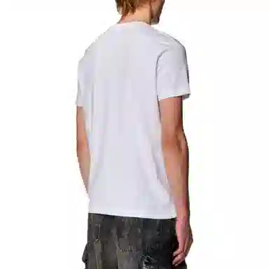 DIESEL OVAL-D SS24 Tee White