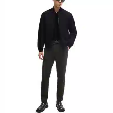 HUGO BOSS Trousers In Structured Performance-Stretch Material