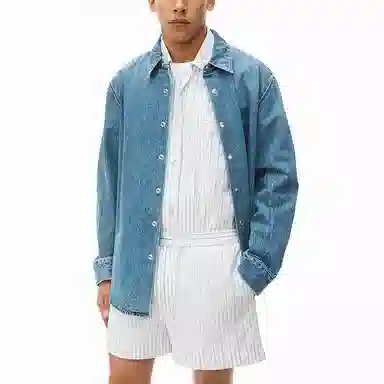 Alexander Wang Striped Shorts White