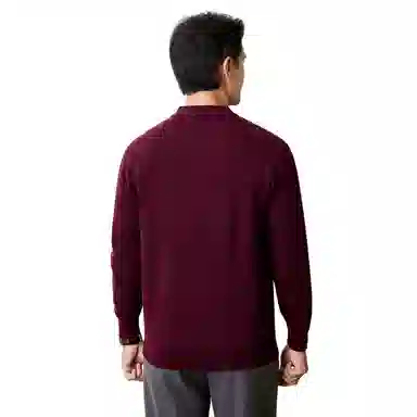 恒源祥 半高领厚款针织毛衣 男款