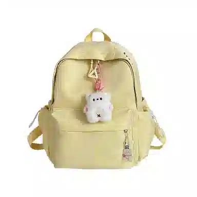 泰克森 简约百搭日系旅行设计感小众登山背包 尼龙 双肩包 常规 女款 多色