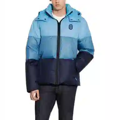 COACH FW22 Colorblock Down Jacket