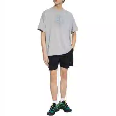 Stone Island Metal Nylon Logo Shorts Black