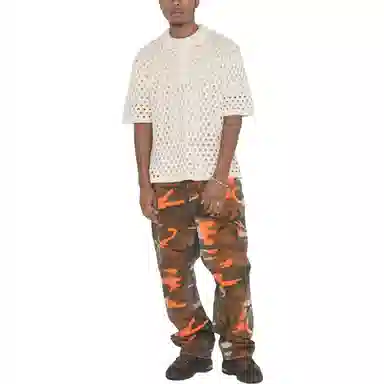 Stussy SS23 Big Mesh Polo Sweater 2023 POLO