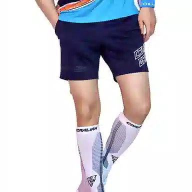 可莱安 舒适透气速干运动短裤 男款 藏青色