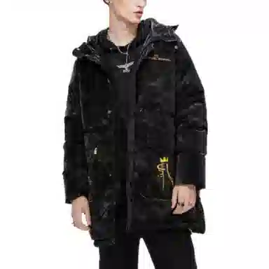 Boy London x JMB Dinosaur Print Hoodie Jacket Black