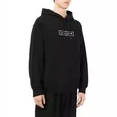 Yohji Yamamoto Logo Print Hoodie