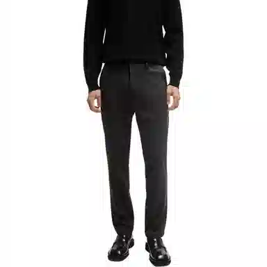 HUGO BOSS Trousers In Structured Performance-Stretch Material