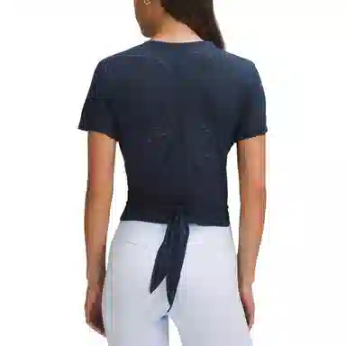 lululemon Tie-Waist Breathable Short-Sleeve Shirt T