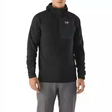 Arcteryx Logo Half-Zip Hoodie Black