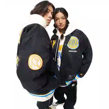 Starter x Staple Varsity Jacket Black