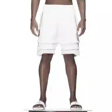 NORVINCY Geometric Layered Shorts