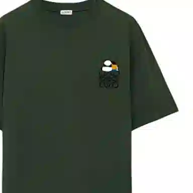 LOEWE x Suna Fujita Panda Embroidered T-Shirt