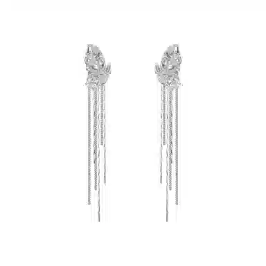 芒果饰品 蝴蝶个性小众设计 合金 耳环 女款