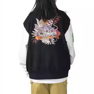 Vans SS24 Dragon Series Bomber Jacket Black