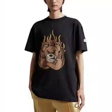 Moncler x Palm Angels FW22 Black Tee