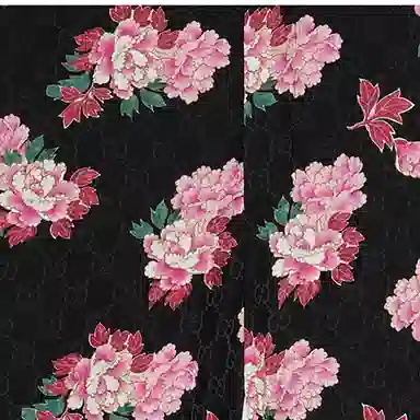 Gucci Peony Print Silk Shorts