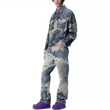 Louis Vuitton SS24 Jacquard Check Jeans