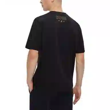 HUGO BOSS x NFL Stretch-Cotton T-Shirt With Collaborative Branding T