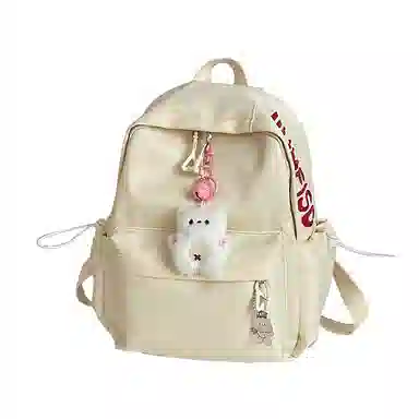 泰克森 简约百搭日系旅行设计感小众登山背包 尼龙 双肩包 常规 女款 多色