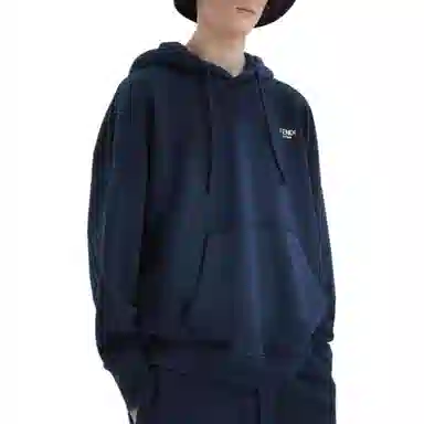 Fendi Logo Gradient Sweatshirt Blue