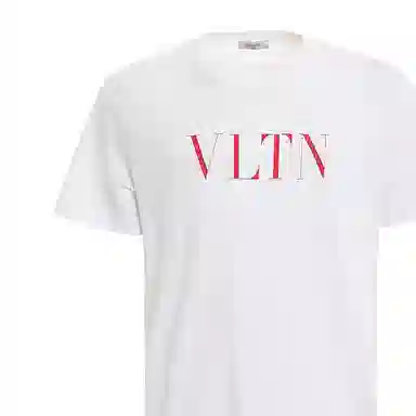 Valentino Letter Print T-Shirt White
