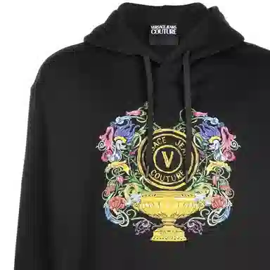 Versace Jeans Couture SS23 Hoodie Black