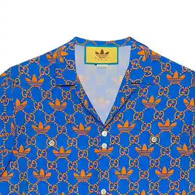 GUCCI x adidas SS23 Blue Shirt