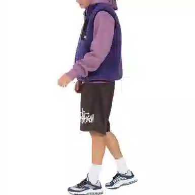 Stussy FW22 Sherpa Vest Logo