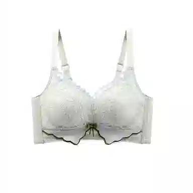 兰缪 性感蕾丝时尚撞色高质感轻柔蕾丝满杯透气孔文胸 女款