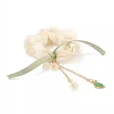 如花梦 在逃公主铃兰花蝴蝶结大肠森系小清新甜美少女心 布艺 发圈/头绳 女款