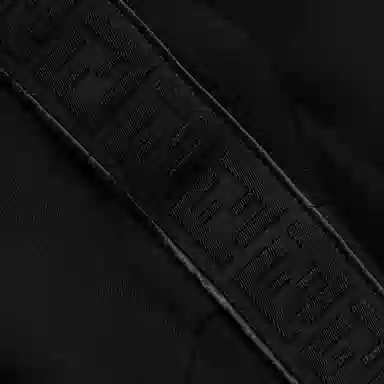 Fendi Logo Hoodie Black