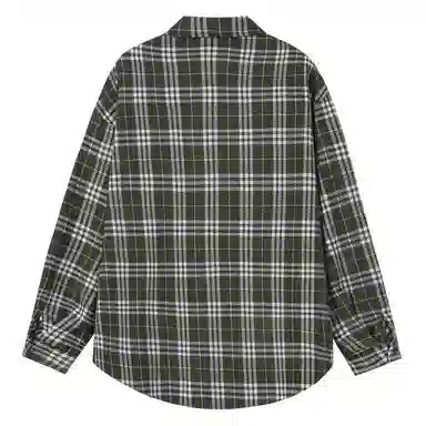 R.super FW24 Plaid Logo Shirt