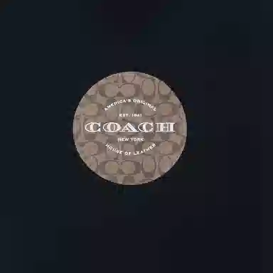 Coach Logo T-Shirt Black