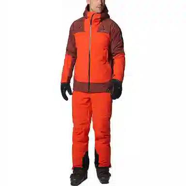 Columbia Mens Orange Cirque Bowl Pant