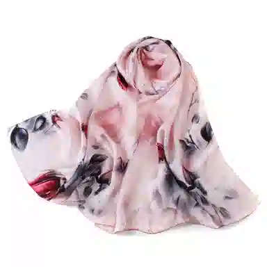 上海故事 丝韵百合 桑蚕丝 丝巾 女款 礼盒装