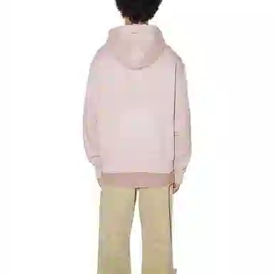Acne Studios Face Hoodie Grey Pink
