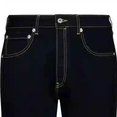 KENZO SS24 Logo Print Jeans Black