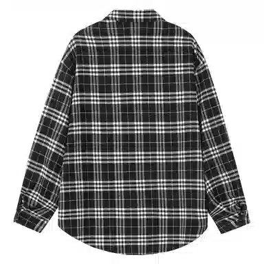R.super FW24 Plaid Logo Shirt