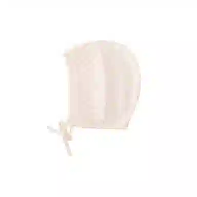 英氏 儿童贴面帽宝宝防风 棉 绒线帽 女款